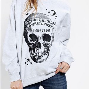 Urban Outfitters Oujia Skeleton PulloverSweatshirt